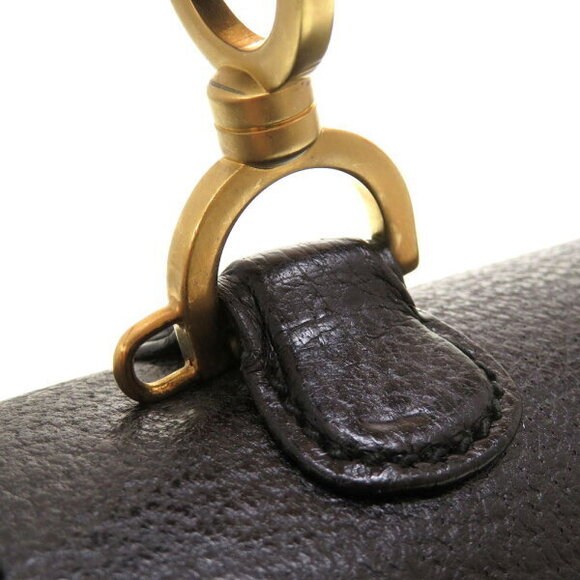 Gucci bamboo leather black handbag - Picture 7 of 8